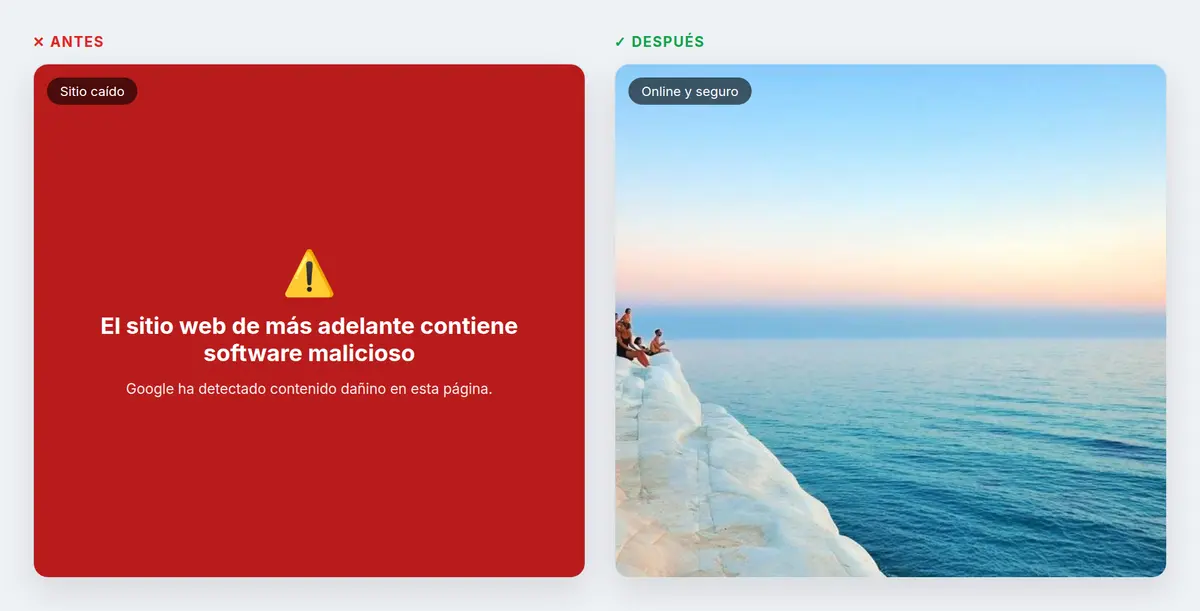 Ejemplo de Aviso de Google